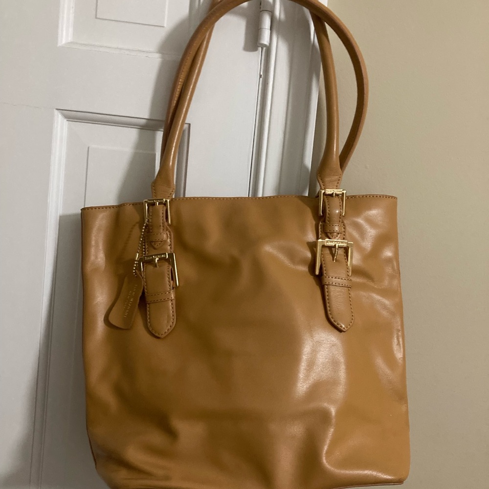 Issac Mizrahi leather tote